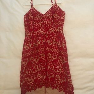 Red Lace Dress